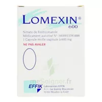 Lomexin 600 Mg Caps Molle Vaginale Plq/1 à PÉLISSANNE