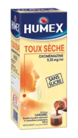 Humex 0,33 Mg/ml Solution Buvable Toux Sèche Oxomemazine Sans Sucre édulcorée à L'acésulfame Potassique Fl/150ml à PÉLISSANNE