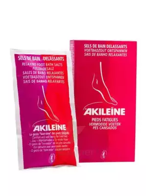 Akileine Soins Rouges Sels De Bain DÉlassant 2sach/150g à PÉLISSANNE